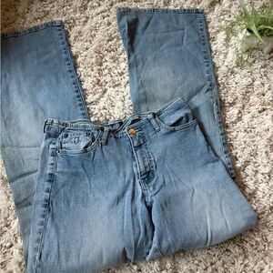 Angels Y2K 2000s deep V vintage Light Blue flare Denim Jeans